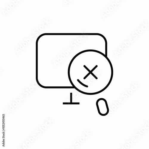 remove data icon sign vector