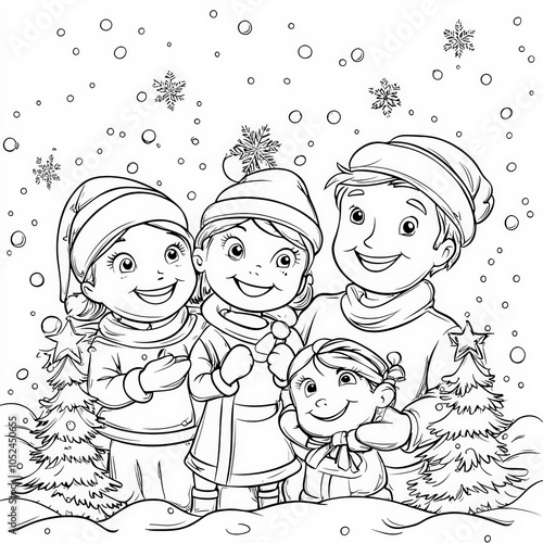 A cheerful family Christmas...