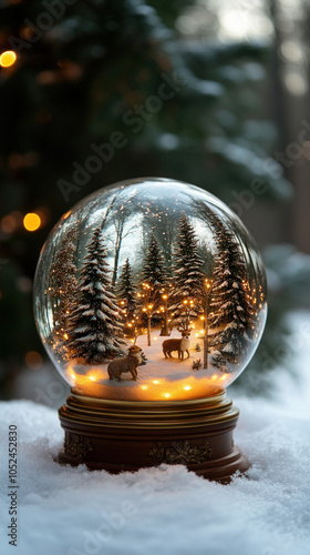 Artistic Globe Featuring A ...