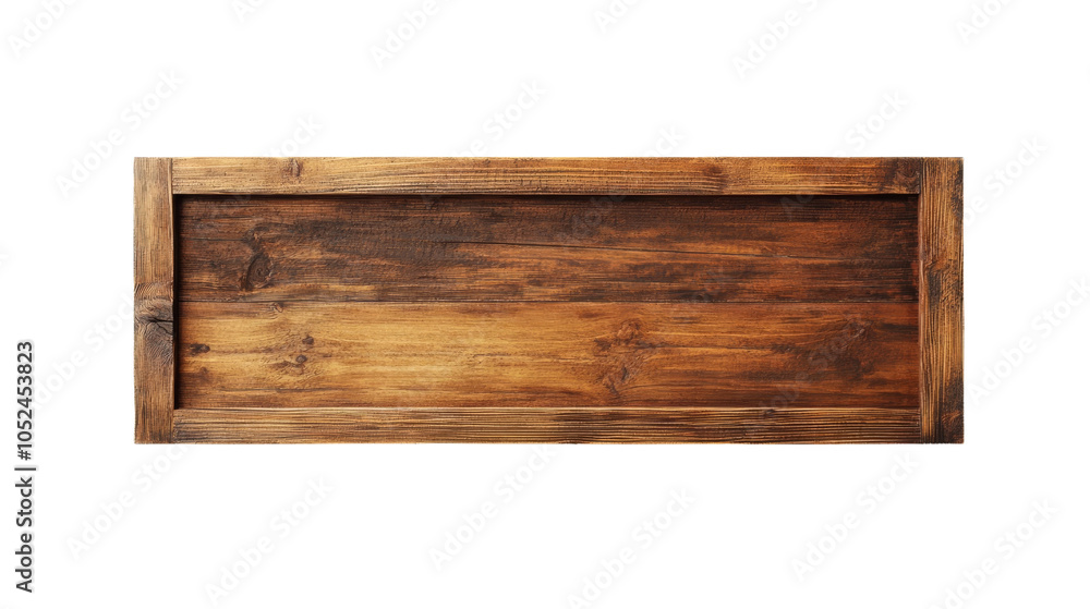 Obraz premium Rustic Wooden Signboard 