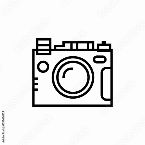 photo camera icon sign vector