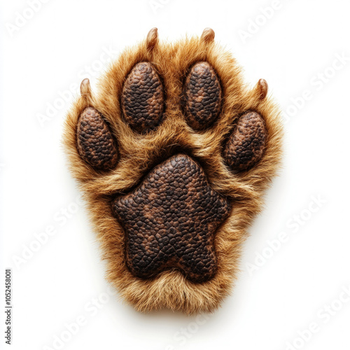 Dog Foot Isolated