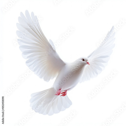 Dove Flying Isolated