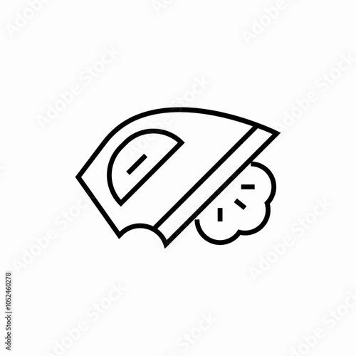 flat iron icon sign vector