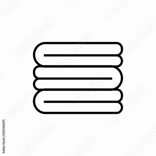 folded clothes icon sign vector