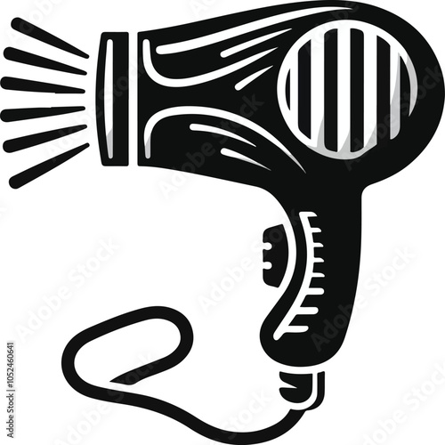 hair dryer vector