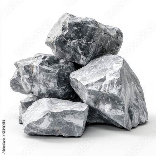 Marble Rock Isolated