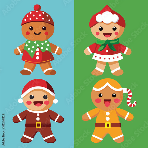 Christmas holiday elements vector set