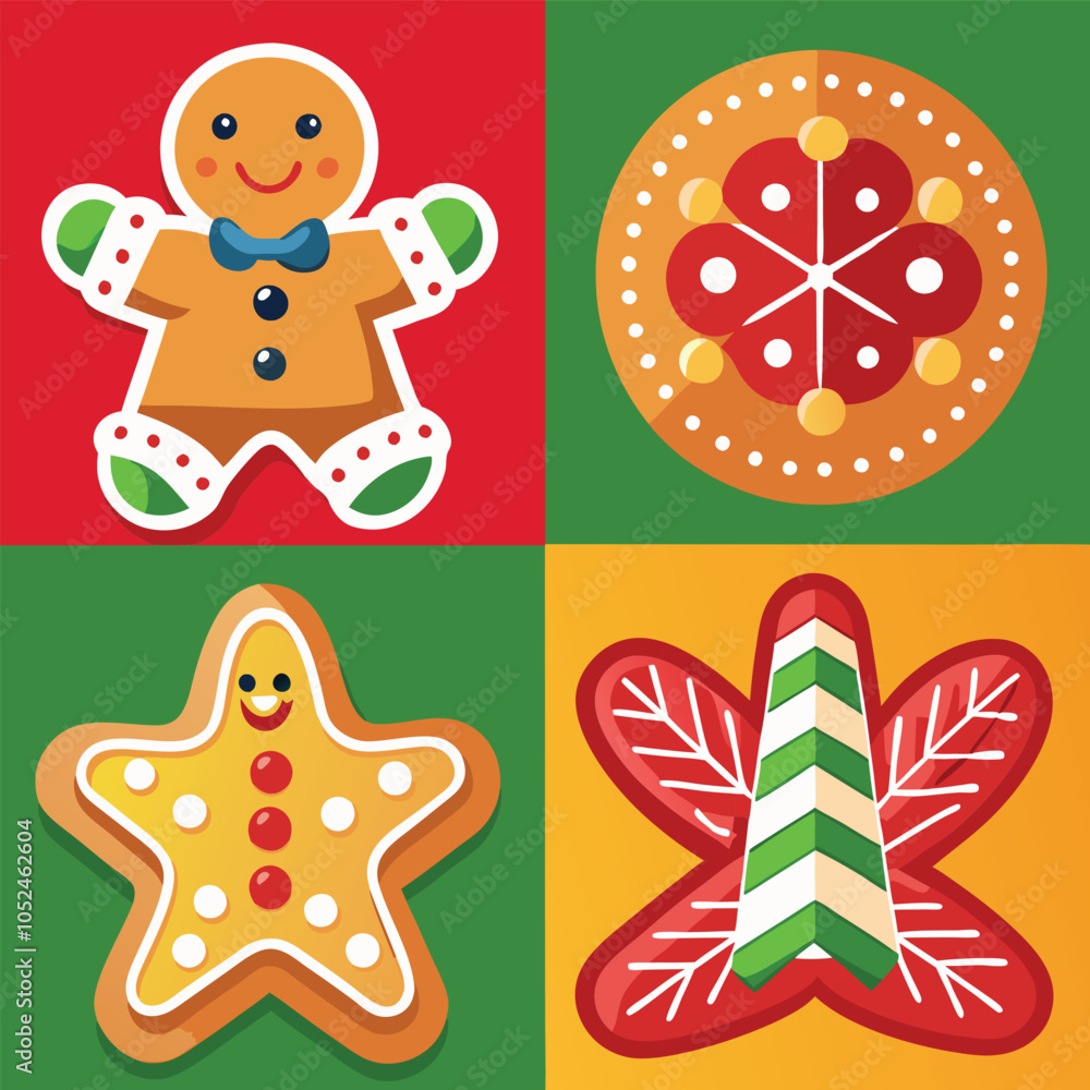 Christmas holiday elements vector set Christmas holiday elements vector set