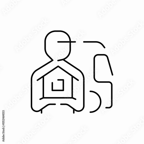 construction project icon sign vector