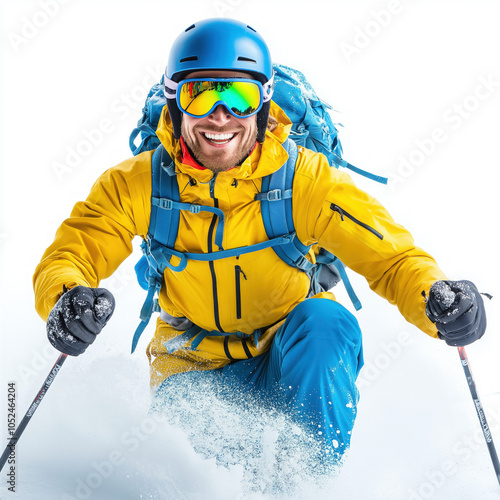 Skier Isolated