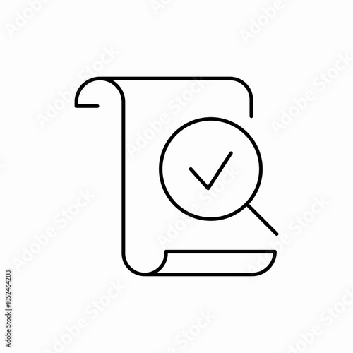 document approved icon sign vector