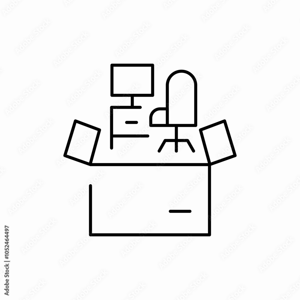 moving house icon sign vector moving house icon sign vector