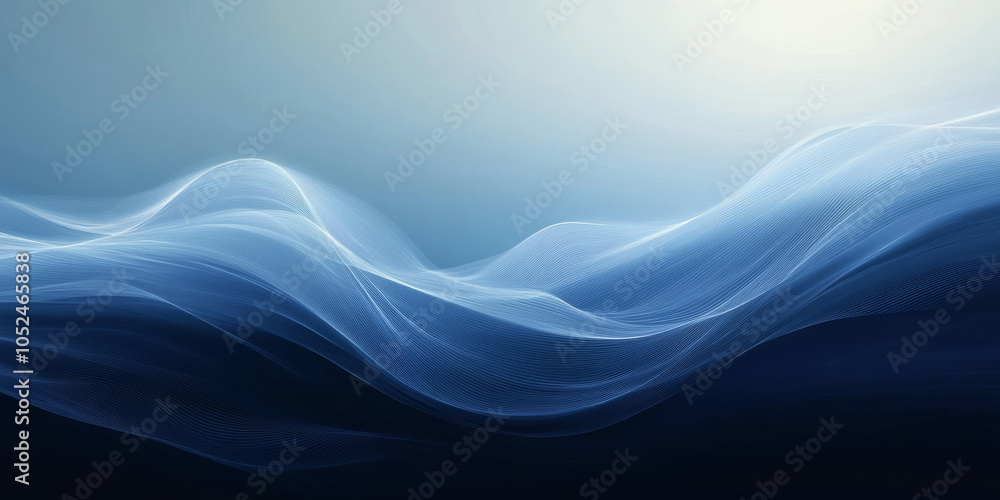 Abstract gradient background with a smooth transition from midnight blue to soft sky blue, featuring a fine grainy texture that adds elegance and sophistication to design projects Abstract gradient background with a smooth transition from midnight blue to soft sky blue, featuring a fine grainy texture that adds elegance and sophistication to design projects