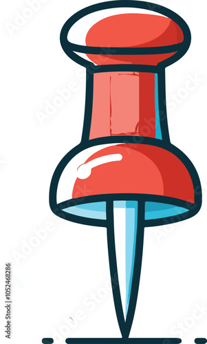 Push Pin vector