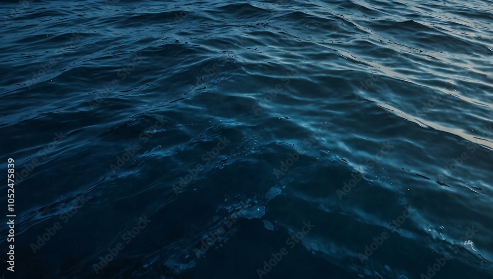Blue ocean surface background