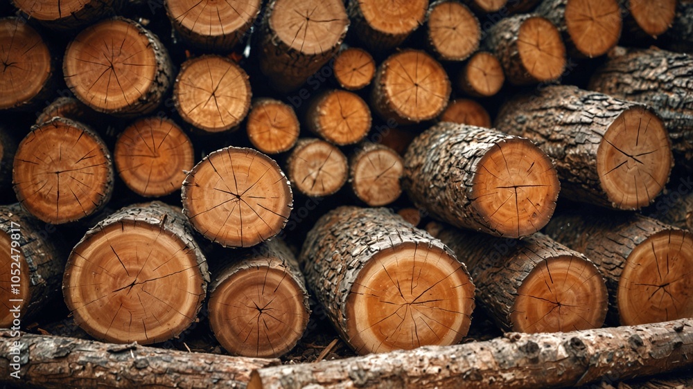 Background of stacked chopped wood logs. Pile of wood logs ready for winter. Wooden stumps, firewood stacked in heap Background of stacked chopped wood logs. Pile of wood logs ready for winter. Wooden stumps, firewood stacked in heap