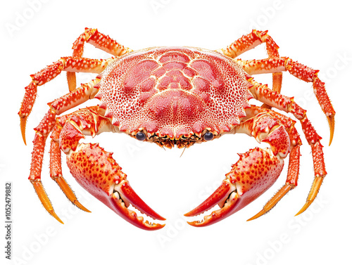 a red crab with claws photo