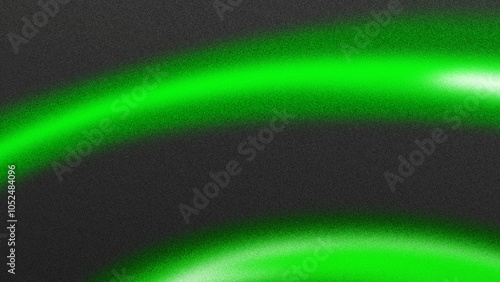 Blurry abstract green gradient background with dark shapes against a black backdrop, featuring a grainy glitch effect and digital motion blur. Perfect for poster or web banner use. photo