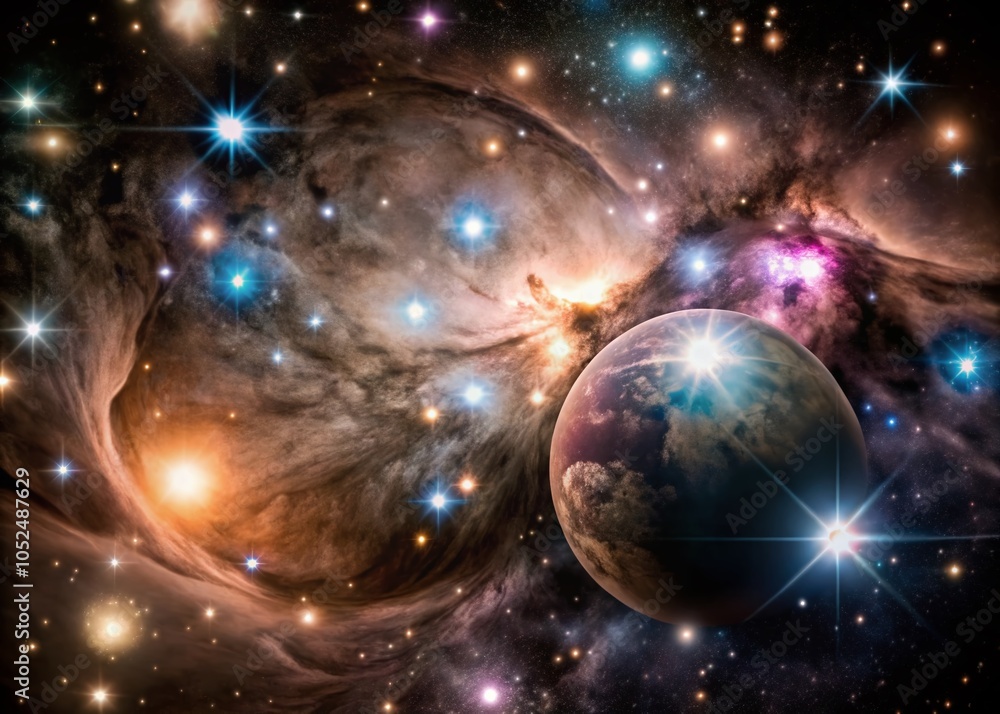 Stunning Bokeh Effect of Orion Constellation in the Night Sky - Cosmic Wonder Stunning Bokeh Effect of Orion Constellation in the Night Sky - Cosmic Wonder