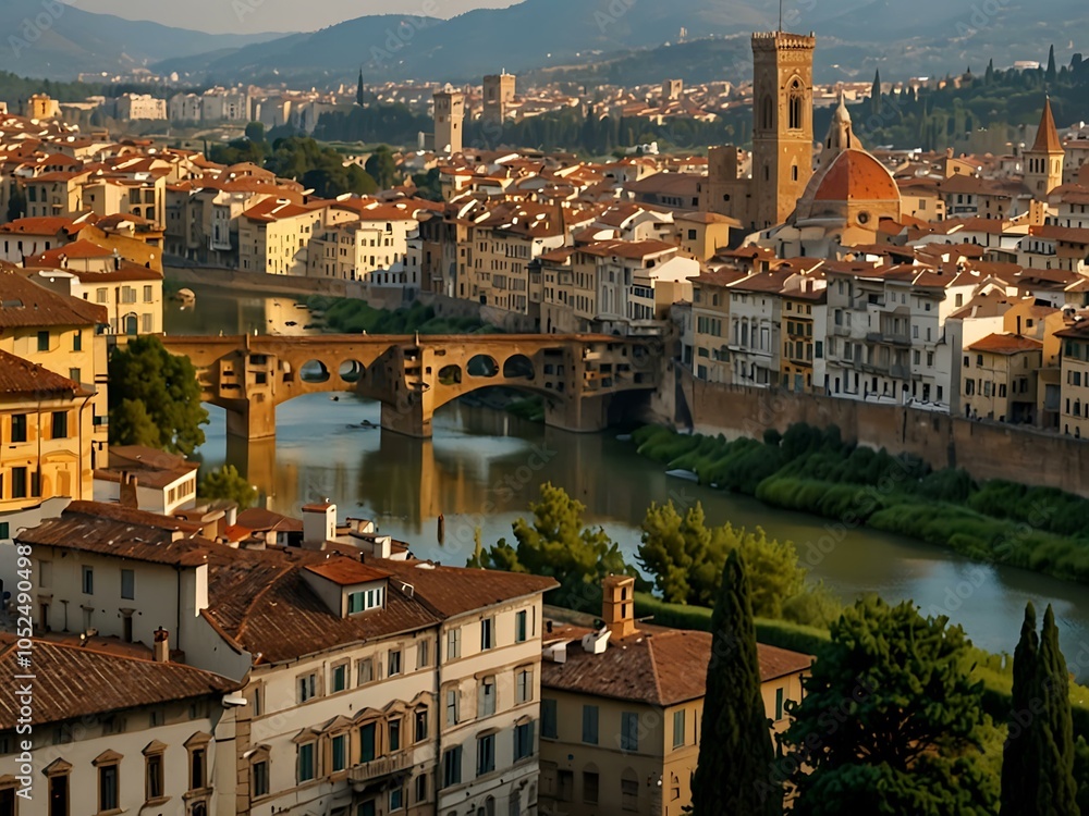 Obraz premium Florence city architecture
