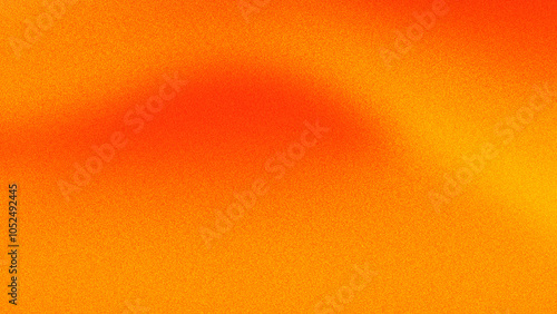Orange and yellow abstract gradient background with blurred shapes and grainy textures, combining glitch art aesthetics with motion blur and digital noise effects. Ideal for a unique poster 