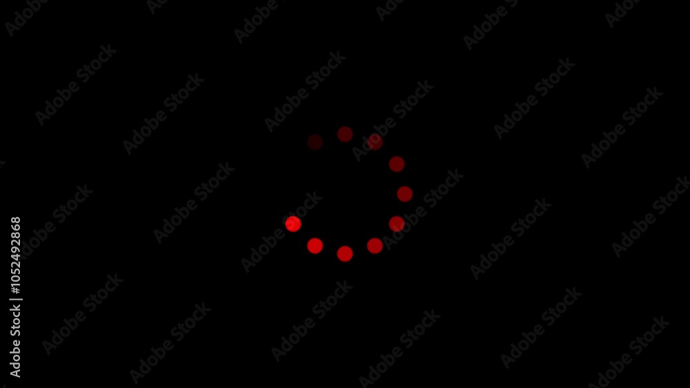 Animated Circular Loading Bar | 4K Resolution, Alpha Channel, Looping Animated Circular Loading Bar | 4K Resolution, Alpha Channel, Looping