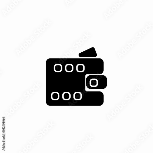 online wallet icon sign vector