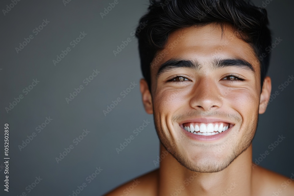 Young Man with a Radiant Smile Young Man with a Radiant Smile