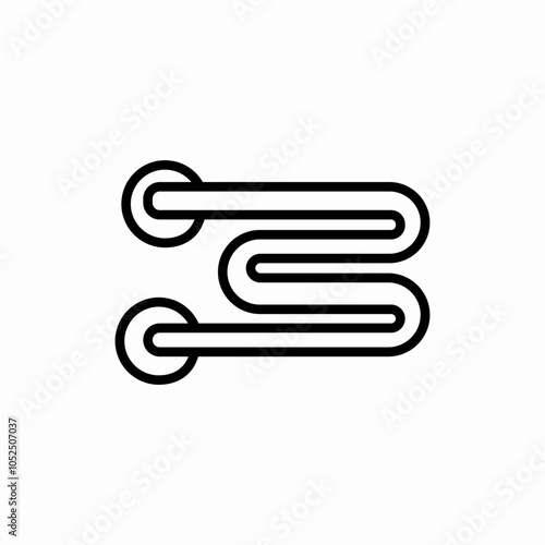 heat radiation icon sign vector