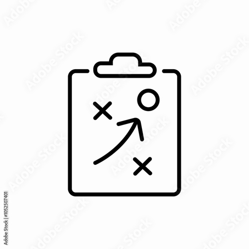 planning strategy icon sign vector