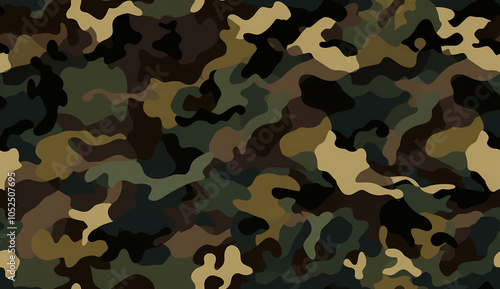 Versatile Camouflage Patterns for Military and Outdoor Applications to Enhance Blending with Surroundings