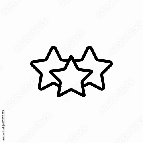quality stars icon sign vector