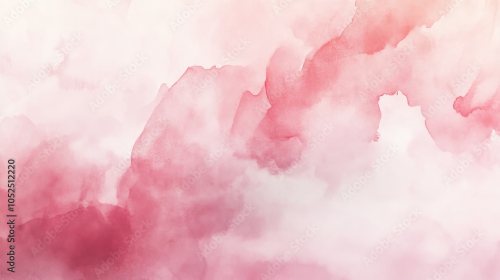 Fototapeta premium Soft pink watercolor abstract background for creative projects and designs