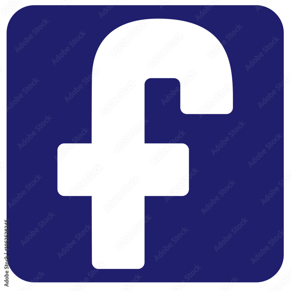 Vector image of a flat icon with the letter F of the black color. Button with the letter F.Vector illustration. Vector image of a flat icon with the letter F of the black color. Button with the letter F.Vector illustration.