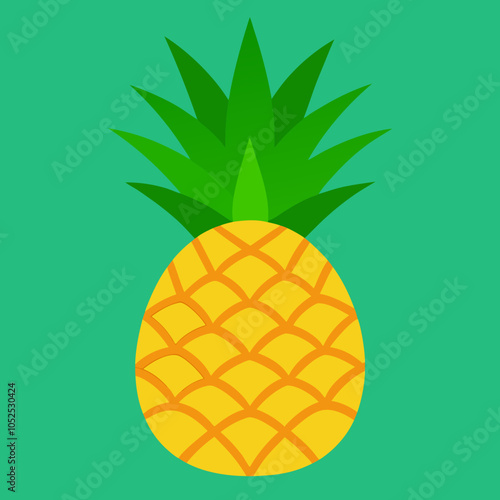 illustration of a pineapple