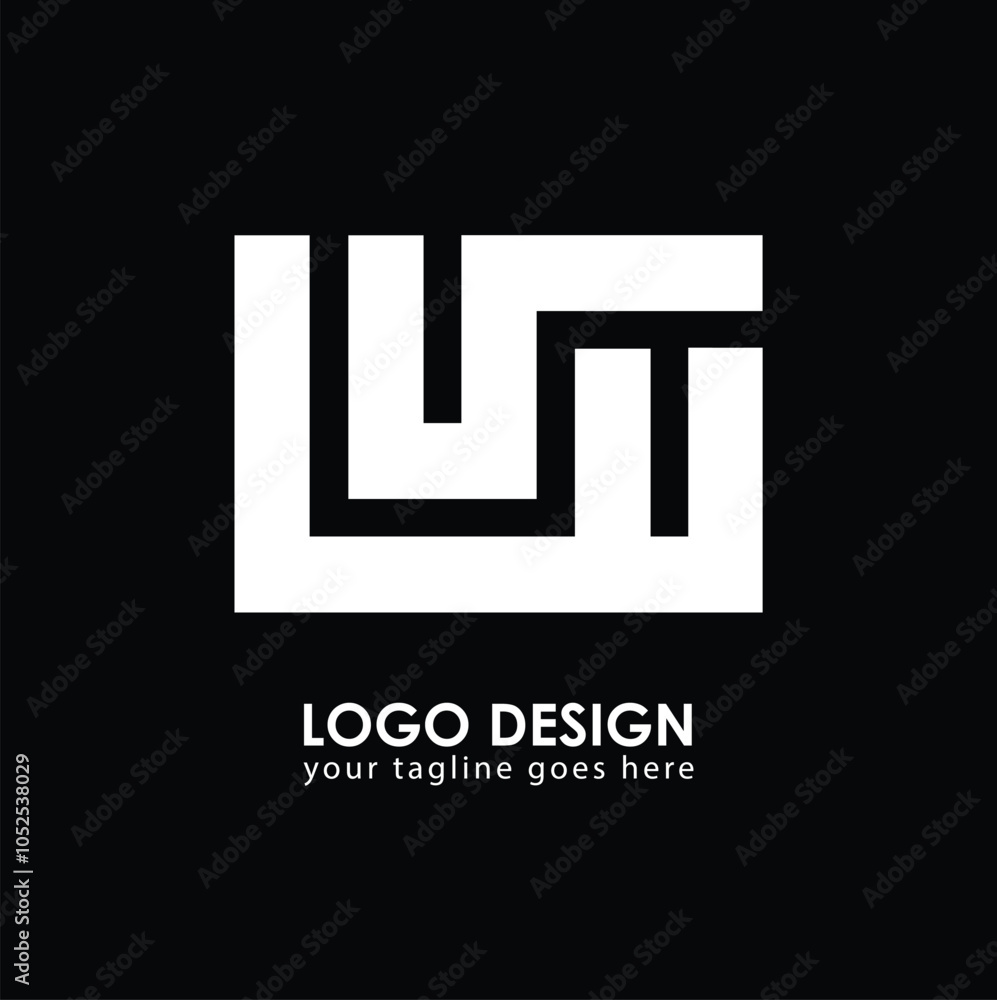 WU UW Logo Design, Creative Minimal Letter UW WU Monogram WU UW Logo Design, Creative Minimal Letter UW WU Monogram