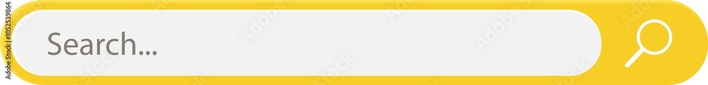 3d search bar Internet browser yellow background 3d search bar Internet browser yellow background