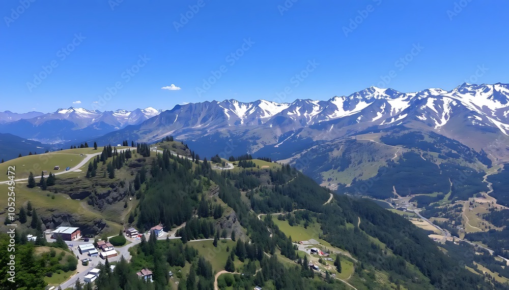 Fototapeta premium landscape in the mountains