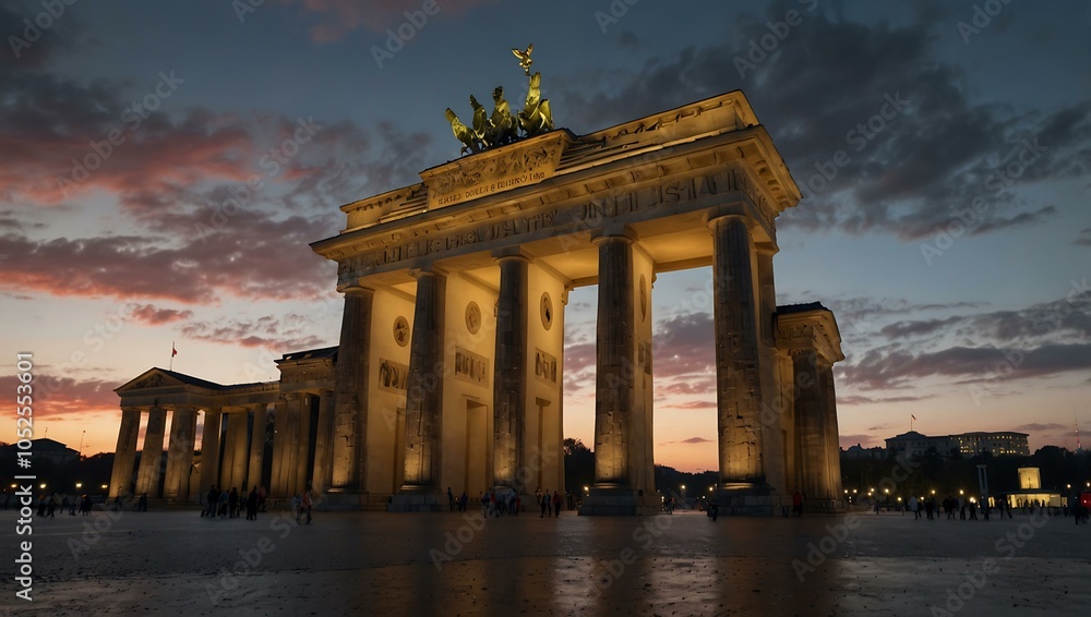 Obraz premium Brandenburg Gate in Berlin.