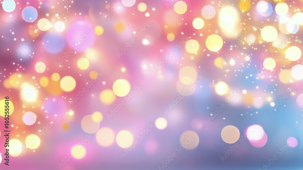 Obraz premium Colorful ornaments create a festive atmosphere during the holiday season with sparkling lights
