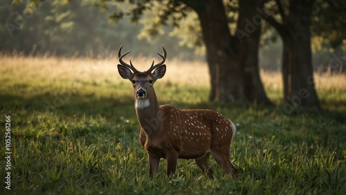 Wallpaper Mural Deer in a field. Torontodigital.ca