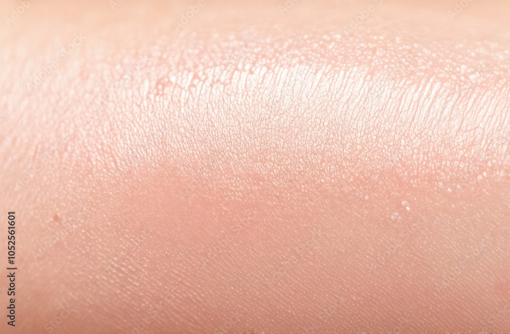 Fototapeta premium Close-up of healthy human skin with natural texture and fine lines