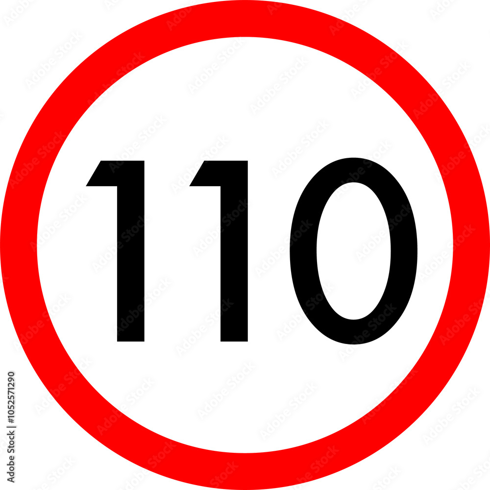Speed limit 5 round road traffic icon Speed limit 5 round road traffic icon