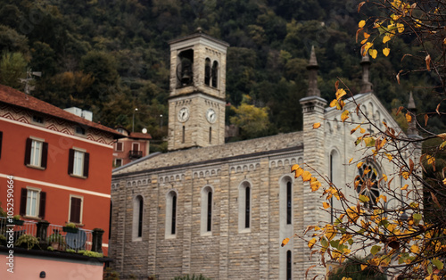 The church of Argegno. photo