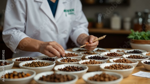 Nutritionist hosting a workshop on incorporating edible insects into diets.