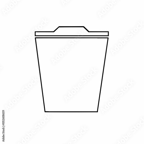 Trash can / rubbish bin