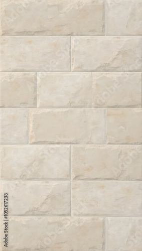 Wallpaper Mural Minimalist limestone wall background with smooth pale surface Torontodigital.ca