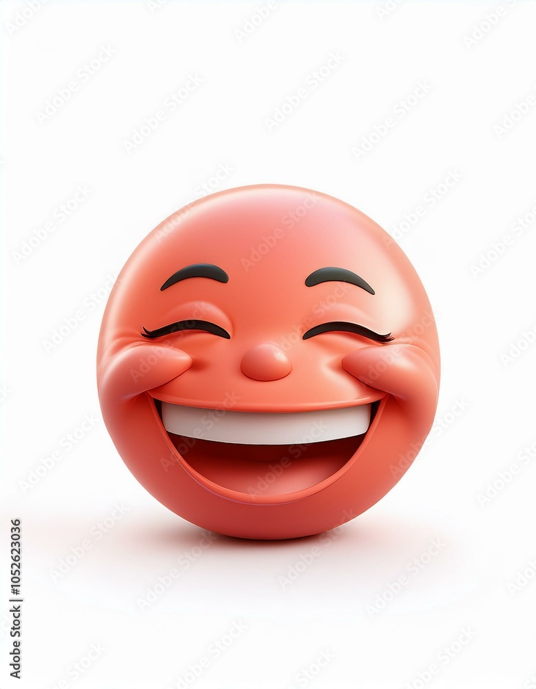 Fototapeta premium Smiling 3D emoji