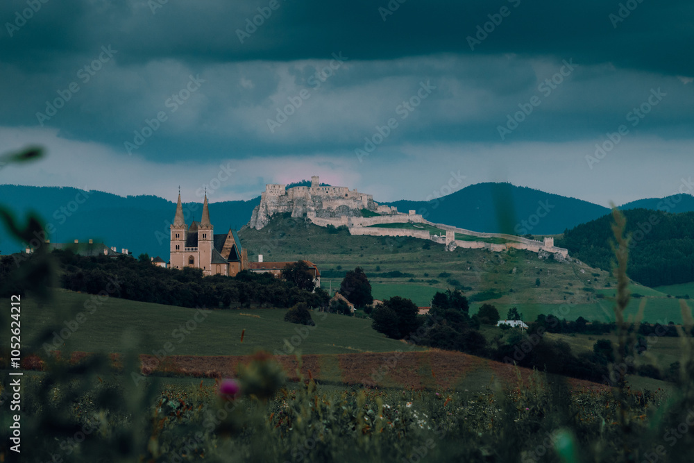Spišský hrad castle in eastern Slovakia, Europe